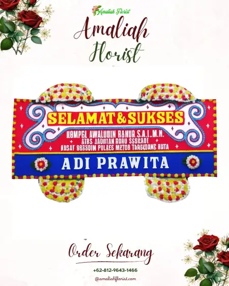 Papan Bunga Ucapan Selamat Pidodo